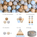 GOGOSO Ball Pits Balls for Toddlers Pack of 50 100 200 Plastics Shape Ball Non-Phthalate Non-BPA Non-Toxic 2.2-Inch Crush Proof Play Balls by TinyTreasures Baby Boutique