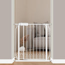 Fairy Baby 29-34 Inch Wide Baby Gate for Doorways Stairs Hallway, Walk Through Pressure Mounted Child Gates, Indoor Safety Child Gates for Kids or Pets by TinyTreasures Baby Boutique
