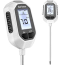 4-in-1 Soil Moisture Meter Digital Plant Temperature/Soil Moisture/PH Meter/Sunlight Intensity Backlight LCD Display Soil Test Meter for Gardening, Farming and Outdoor Plants by GreenHaven Gardens