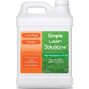 Simple Lawn Solutions - High Potassium Lawn Food Liquid Fertilizer 0-0-25 - Concentrated Spray - Turf Grass Vigor and Plant Hardiness - Summer and Fall - Any Grass Type (2.5 Gallon) by GreenHaven Gardens