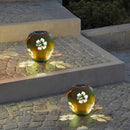 2 Pack Solar Lanterns Outdoor Hanging, Metal Table Solar Lanterns Outdoor Waterproof with Handle, LED Solar Lantern for Patio Lawn Tabletop Decor Christmas Gifts by GreenHaven Gardens
