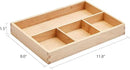 pandapark Wood Organizer Tray,Black Walnut,Desk & Drawer Storage Box (Maple Master) by CozyNest Decor