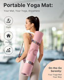 YOTTOY Yoga Mat, 72"x 32"x1/3" Extra Wide Non-Slip Exercise Fitness Yoga Mats,Eco-Friendly TPE Exercise Mats for Women Men Home Workout with Strap Bag by TinyTreasures Baby Boutique