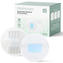 Momcozy Bamboo Disposable Nursing Pads, Advanced Blue Core for Ultra-Absorbent, Leakproof & 3D Design, Biodegradable for Sensitive Skin, Individually Wrapped, 80 Count by TinyTreasures Baby Boutique