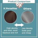 H.VERSAILTEX Brown Blackout Curtains 2 Panels Room Darkening Curtains Window Panel Drapes Kitchen Curtains- (Chocolate Brown Color)- 52 inch Wide by 84 inch Long Solid Pattern, Grommet Top by CozyNest Decor