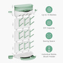 Momcozy DIY Larger Bottle Drying Rack for 18 Bottles, Space Saving Countertop Vertical Rack with Brushes Holder, Detachable Travel Bottle Rack for Baby Accessories & Pump Parts by TinyTreasures Baby Boutique