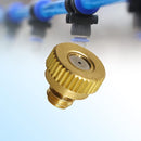 Aopin G 3/16 Brass Misting Nozzles 0.2mm / 0.008" Orifice Atomizing Mister Sprayer Nozzle Suitable For Outdoor Cooling,Garden Irrigation,Fountain, Crop Nutrient Injection, Greenhouse 16 Pcs by GreenHaven Gardens