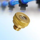 Aopin G 3/16 Brass Misting Nozzles 0.2mm / 0.008" Orifice Atomizing Mister Sprayer Nozzle Suitable For Outdoor Cooling,Garden Irrigation,Fountain, Crop Nutrient Injection, Greenhouse 8 Pcs by GreenHaven Gardens