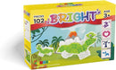 STEM Toys for Kids Ages 3 Bright 2025 | Educational Building Blocks Set | 102-Piece BPA-Free Plastic | Enhances Creativity & Fine Motor Skills | Includes Instruction Booklet - Pink by TinyTreasures Baby Boutique