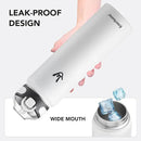 Enerbone 32 oz Insulated Water Bottle, Stainless Steel Bottle with Carrying Strap, Double-Wall Vacuum Insulation Design, Leakproof Sports Bottle with Straw, Keep Drinks Cold or Hot for Hours by CozyNest Decor