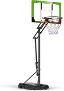 Basketball Hoop Outdoor 10 FT Height Adjustable, Portable Basketball Goals Systems with 45" Backboard for Youth Adults Kids - Backyard, Driveway, Indoor Play by TinyTreasures Baby Boutique