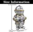 nezababy Knight Gnomes Guard Garden Statue Decoration Medieval Wee Crusader Battle Swordsman Fighting Outdoor Figurines Lawn Decor Resin (E) by GreenHaven Gardens