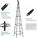 2 Pack Garden Obelisk Trellis for Climbing Plants Outdoors, 65 Inch Rustproof Plant Stand Climbing Support with Adjustable Heights for Indoor Potted Plants, Vines, Flowers Stands, Vegetables by GreenHaven Gardens