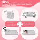 COMAX 3-in-1 Bean Bag Chair for Kids, Toddler Beanbag Bed, Convertible Child Floor Lounger, Floor Mattress with Filler for Girl Boy Sleeping Reading, Pink by TinyTreasures Baby Boutique
