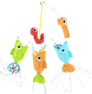 Yookidoo Toddler Baby Bath Magnetic Fishing Game Toy with Water Effects (Ages 2+) Includes 3 Moving Fish, Worm & Fishing Pole (4pc) Floating Fish Playset for Bath Time or Pool (Mold Free) by TinyTreasures Baby Boutique