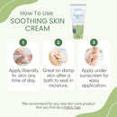 TruKid Natural Eczema Cream for Kids, Toddlers & Babies, NEA-Accepted for Eczema, Safe for Sensitive Skin on Face, Body, & Hands, Unscented, Hydrates & Moisturizes Irritated & Itchy Skin, 3.4oz by TinyTreasures Baby Boutique