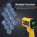 Infrared Thermometer High Temperature Gun -58℉~2732℉, 50:1 Distance Ratio, Digital Laser IR Temp Gun for Cooking, Pizza Oven, Engine, Kilns, Forges, Industry, and Home Repair. by TinyTreasures Baby Boutique