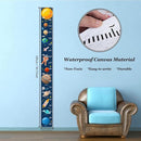 Outer Space Growth Chart for Kids Planets Baby Height Chart Canvas Height Measuring Rulers for Boys Girls Removable Growth Height Chart for Nursery Toddlers Child's Room Decor 79" x 7.9" by TinyTreasures Baby Boutique