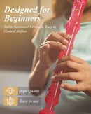 Eastar Soprano Recorder Instrument for Kids Students Beginners, German fingering C Key with Cleaning Kit, Storage Bag, Fingering Chart, ERS-1GP, Pink, School-Approved by TinyTreasures Baby Boutique