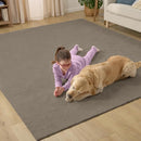 GORILLA GRIP Ultra Soft Washable Area Rug, Stain and Slip Resistant Plush Thick Carpet for Bedroom Living Room, No Shed Floor Rugs, Pet Friendly, Dorm Essentials, Kids Nursery Home Decor, 2x3, Taupe by TinyTreasures Baby Boutique