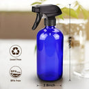 Wedama Glass Spray Bottles, 16 oz Glass Spray Bottles for Cleaning Solutions and Essential Oils, Refillable Empty Spray Bottle with Adjustable Nozzles for Alcohol, Plant and Hair Care (1 Pack) by GreenHaven Gardens
