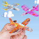 Manmel 50 Pcs Foam Gliders Planes Toys for Kids, Paper Airplane, Party Favors Goodie Bag Stuffers, Outdoor Flying Toys, Bulk for Classroom Prizes Boys and Girls by TinyTreasures Baby Boutique