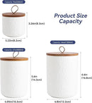 Kitchen Canisters for Countertop, Ceramic Coffee Canisters with Airtight Lids Food Storage Jars Sugar Container for Kitchen Counter Tea, Coffee Beans, Spice (