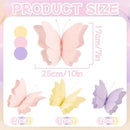 SUNBEAUTY Butterfly Party Decorations Hanging Butterfly Decorations 6Pcs Crepe Paper Garden 3D Butterflies Decor Pastel Paper Butterflies Decoration for Wedding Baby Shower Birthday Party Room Decor by CozyNest Decor