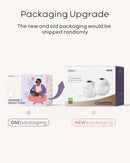 Nuliie Hands-Free Breast Pump, Wearable Breastfeeding Pump 4 Modes 9 Levels with 18/21/24MM Flange, Electric Breast Pump Portable, Replaced Pumping Accessories Included (Ghostwhite, 2 Packs) by TinyTreasures Baby Boutique