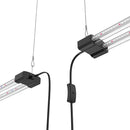 DYMOND BoostGro LED Seed Starter Grow Light Full Spectrum Linkable 5000k Daylight + 660nm Red + 450nm Blue Indoor Plant Lighting Fixture (2 FT, Black) by GreenHaven Gardens