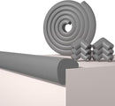 Baby Proof Edge Corner Protector, 6.56FT 0.47''Th L-Shape Furniture Corner & Edge Safety Bumpers with 6 Corners, Pre-Taped, Soft NBR Rubber Foam Desk Edge Cushion Wall Corner Protector（Grey） by TinyTreasures Baby Boutique