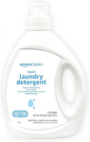 Amazon Basics Concentrated Liquid Laundry Detergent, Free of Perfumes & Clear of Dyes, 110 loads, 82.5 Fl Oz (Previously Solimo) by TinyTreasures Baby Boutique