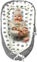 Baby Lounger – Portable Baby Lounger Pillow & Adjustable Baby Nest for 0-24 Months, Soft Infant Floor Seat & Breathable Infant Lounger for Home & Travel by TinyTreasures Baby Boutique