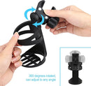 Accmor Stroller Cup Holder, Universal Cup Holder for Uppababy, Nuna, Doona Strollers, 360 ° Rotatable Bottle Holder for Stroller, Bike, Wheelchair, Walker, Scooter by TinyTreasures Baby Boutique