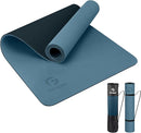 Yoga Mat Non Slip, Eco Friendly Fitness Exercise Mat with Carrying Strap,Pro Yoga Mats for Women,Workout Mats for Home, Pilates and Floor Exercises by TinyTreasures Baby Boutique