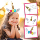 Unicorn Painting Kit for Girls - STEM Certified Unicorn Craft for Girls Ages 4-6 & up- Paint Your Own Arts and Crafts Includes 2 DIY Headbands & 8 Kids Painting Crafts for Fun Screen-Free Play by TinyTreasures Baby Boutique