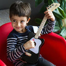 Loog Mini Acoustic kids Guitar for Beginners 3-strings Ages 3+ Learning app and lessons included by TinyTreasures Baby Boutique