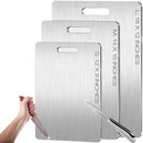 Titanium Cutting Board,100% Pure Titanium Cutting Boards for Kitchen, 2025 Double Sided Food-Grade Chopping Board for Cutting Meat Vegetable Fruit (18"L x 12"W) by CozyNest Decor