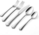 KINGSTONE Silverware Set, 30-piece 18/10 Stainless Steel Flatware Set Cutlery Set for 6, for Kitchen, Home, Wedding, Party, Mirror Polished and Dishwasher Safe, Featured Gifts by CozyNest Decor