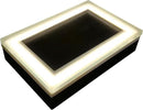 LUMENGY Solar Paver Light 6×9 inch, 2700K, Up to 20 Hours Continuous Lighting, Stainless Steel, Thick Glass, Glare-Free Illumination for Driveways, Pathways & Garden, Waterproof & Drive-Over Rated by CozyNest Decor