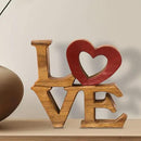 Decozen Gifts for Mom - Wooden Love Letters Sculpture - Mother's Day Birthday Gifts, Home, Office, Living Room, Shelf, Fireplace, Farmhouse, Tabletop, Boho and Mantle Decor - Mothers Day Decorations by CozyNest Decor