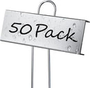 50 Pack Metal Plant Labels for Outdoor Garden Waterproof Plant Markers, Labels Garden Markers for Seedlings Herbs Vegetable Greenhouse Gifts, with Pen by GreenHaven Gardens
