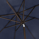EliteShade USA 10-Year-Non-Fading 10Ft Market Umbrella Patio Umbrella Outdoor Table Umbrella with Ventilation, Navy Blue