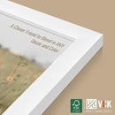 VCK 22x28 Poster Frame Set of 3 - White,Solid Wood Picture Frames, Textured Exclusive Wall Gallery Frame by CozyNest Decor