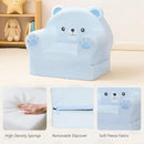 MONKISS Cute Toddler First Chair, Kids' Armchairs, Mini Couch for Baby, Blue Bear, 1~2.5 Years Old by CozyNest Decor