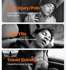 Car Headrest Pillow with Hook, Adjustable Car Seat Neck Support with Memory Foam & Ice Silk, 360° Rotating Travel Sleeping Headrest for Kids & Adults (1 Eye Mask Included) by TinyTreasures Baby Boutique