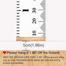 Growth Chart Wall Hanging, Portable Kids Wall Ruler Removable Height Measure Chart for Boys Girls Growth Ruler from Baby to Adult for Child's Room Decoration 79''7.9'' by TinyTreasures Baby Boutique