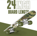 24 inch Rude Boyz Mini Cruiser Skateboard - Aluminium Trucks - Kids Skateboard Ages 5-8 Beginner - Skateboards for Kids by TinyTreasures Baby Boutique
