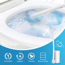 Disposable Toilet Brush Holder Set Toilet Wand (Pack of 2) Toilet Cleaner Scrubber with 24 Refills by CozyNest Decor