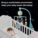 Mini Tudou Baby Musical Mobile Crib with Music and Lights, Timing Function, Projection, Take-Along Rattle and Music Box for Babies Boy Girl Toddler Sleep by TinyTreasures Baby Boutique